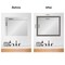Amanti Art Mirror Makeover Bathroom Mirror Frame Border Kit - Fully Assembled Peel and Stick Frame - Mirror NOT Included - Rustic Plank Narrow Trim